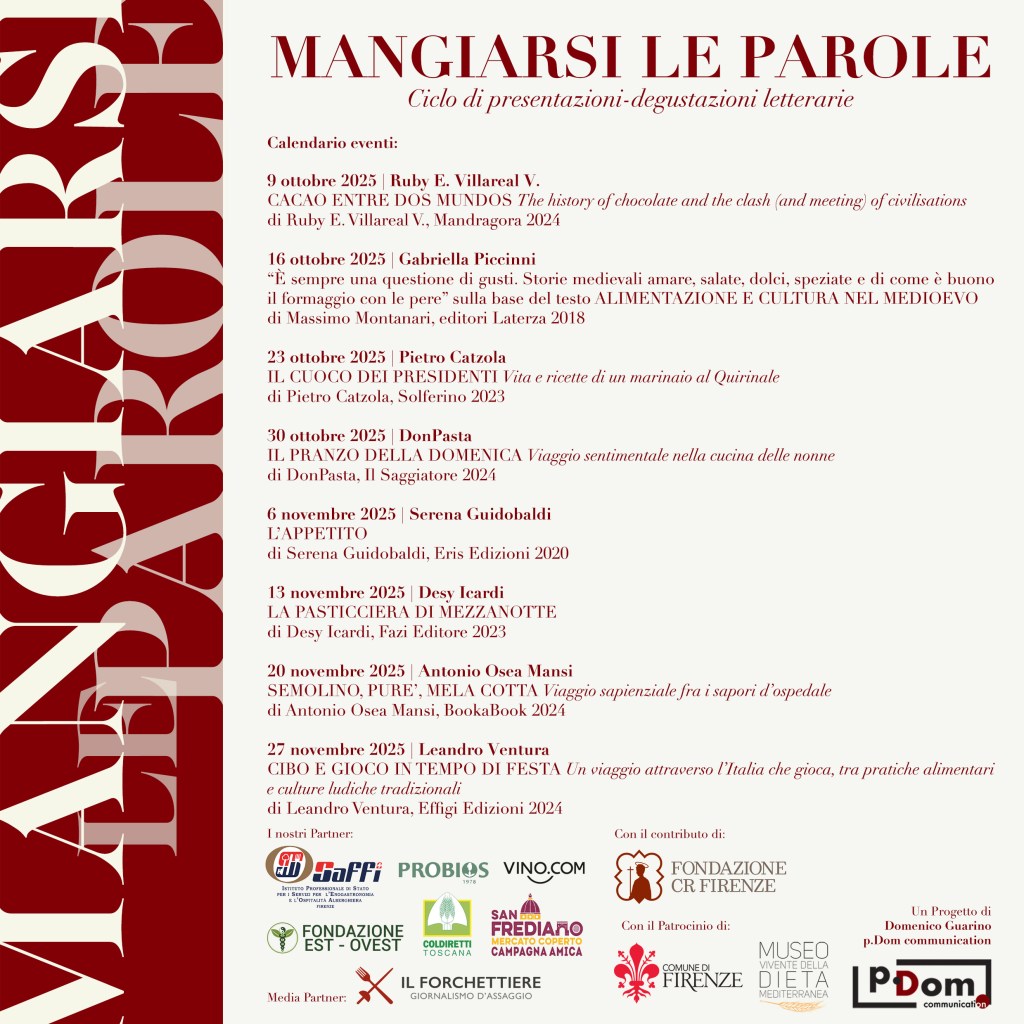 Mangiarsi Le Parole – Il calendario degli incontri&nbsp;2025